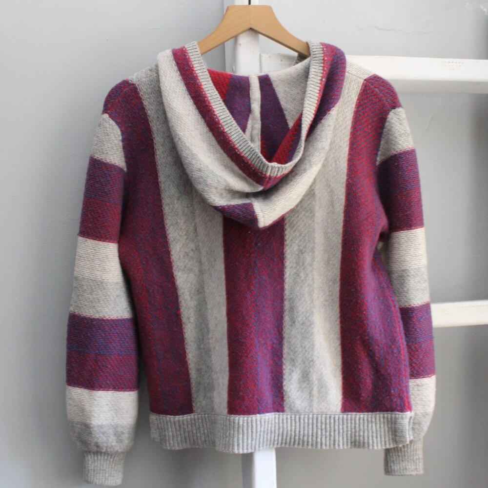 Faherty Gray Purple Striped Boulder Upstream Ponc… - image 2